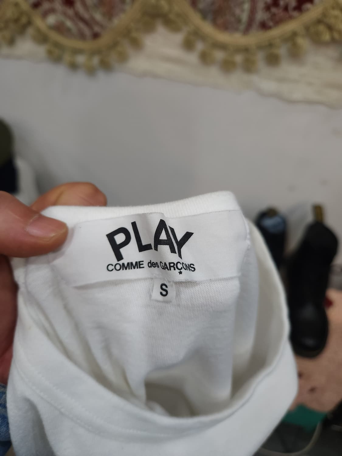 꼼데가르송 블랙와펜 롱슬리브 상품이미지4