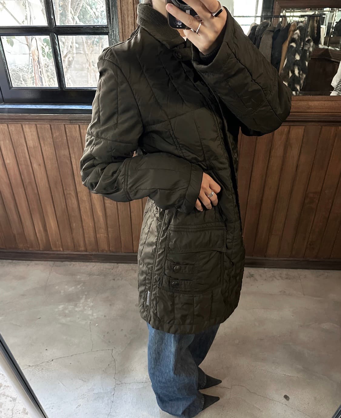 ARMANI JEANS down mid jacket 상품이미지3