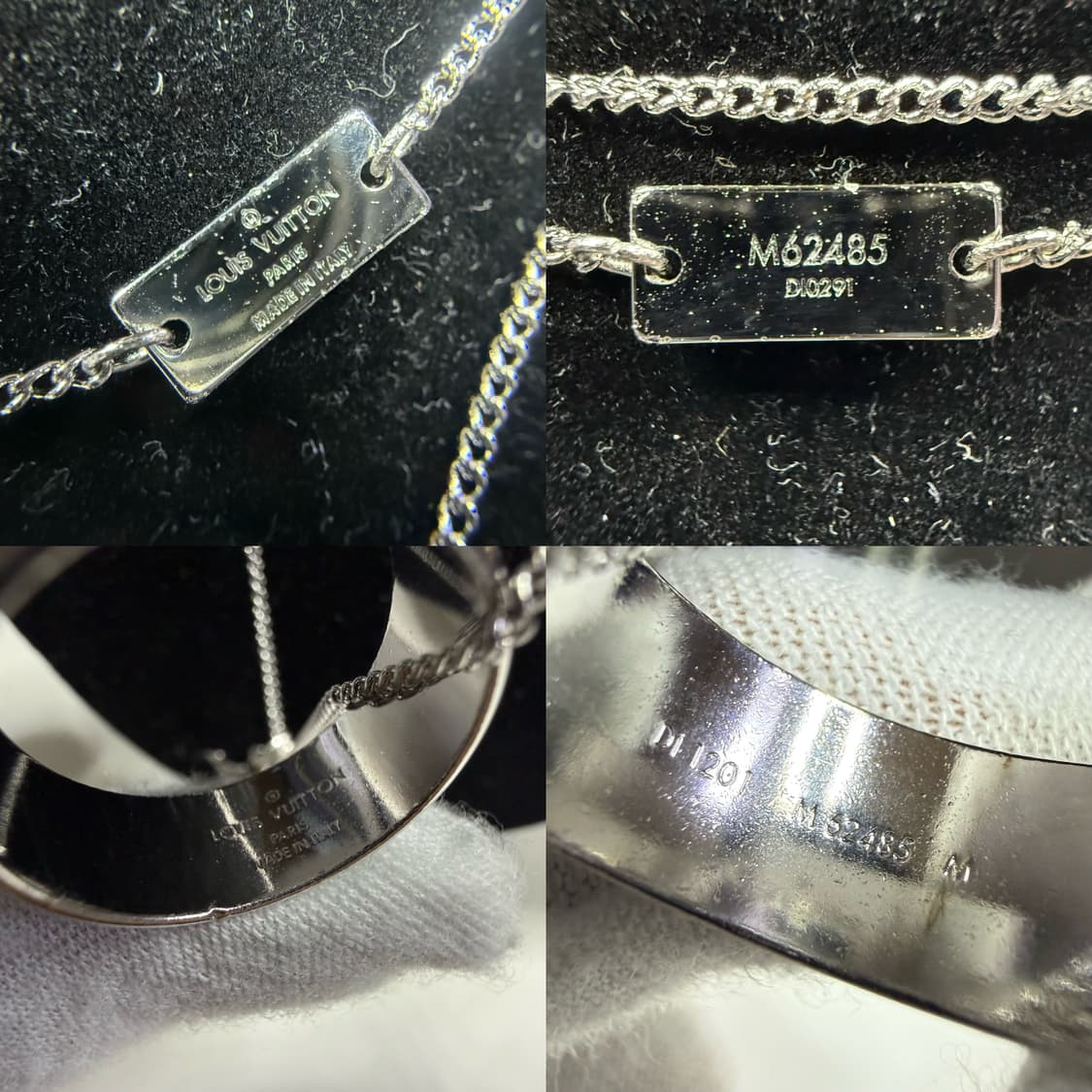 루이비통 모노그램 참스 네클리스 실버 목걸이 M62485 상품이미지7