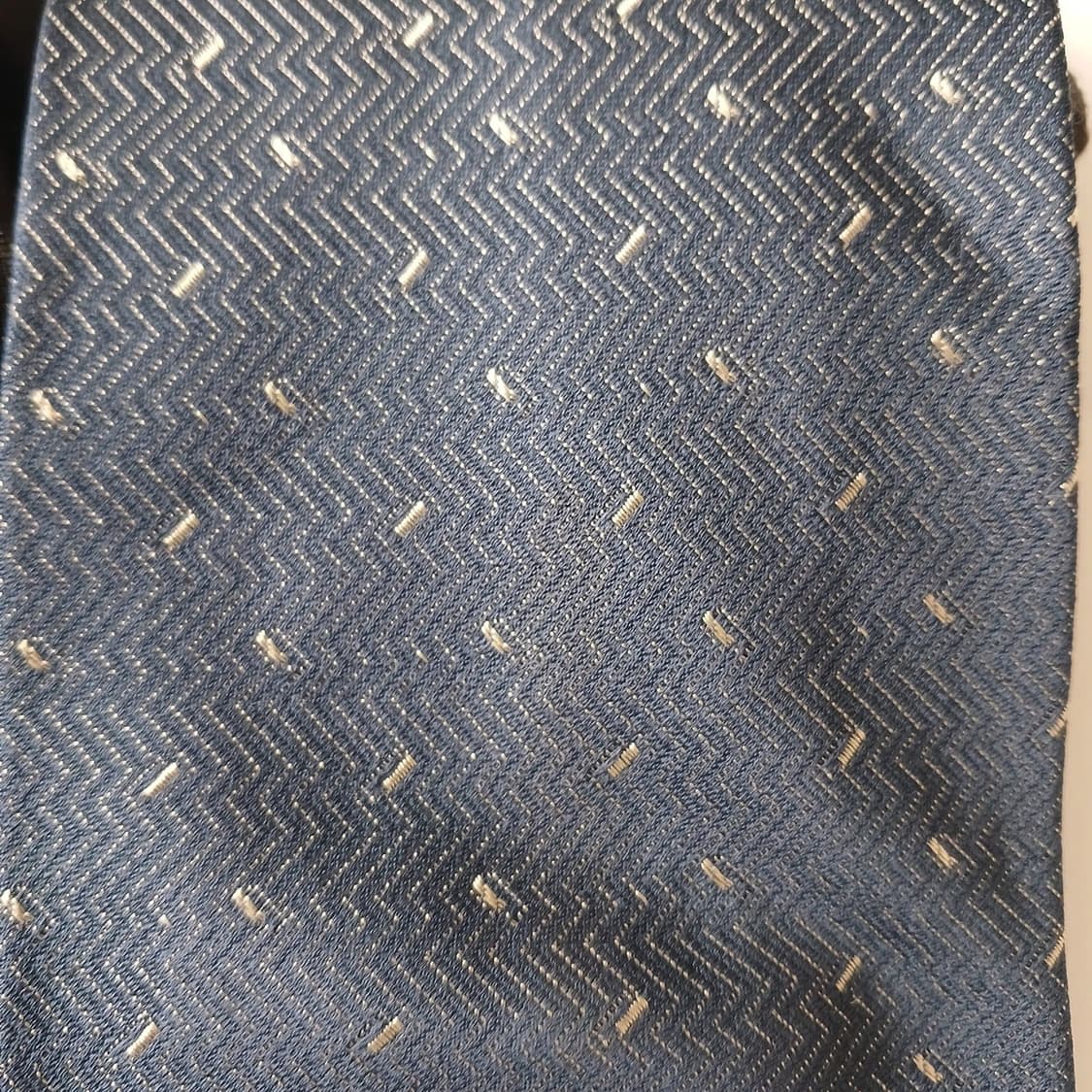 아르마니 꼴레지오니 실크 지그재그 넥타이 10cm A~B등급 A19515 상품이미지6