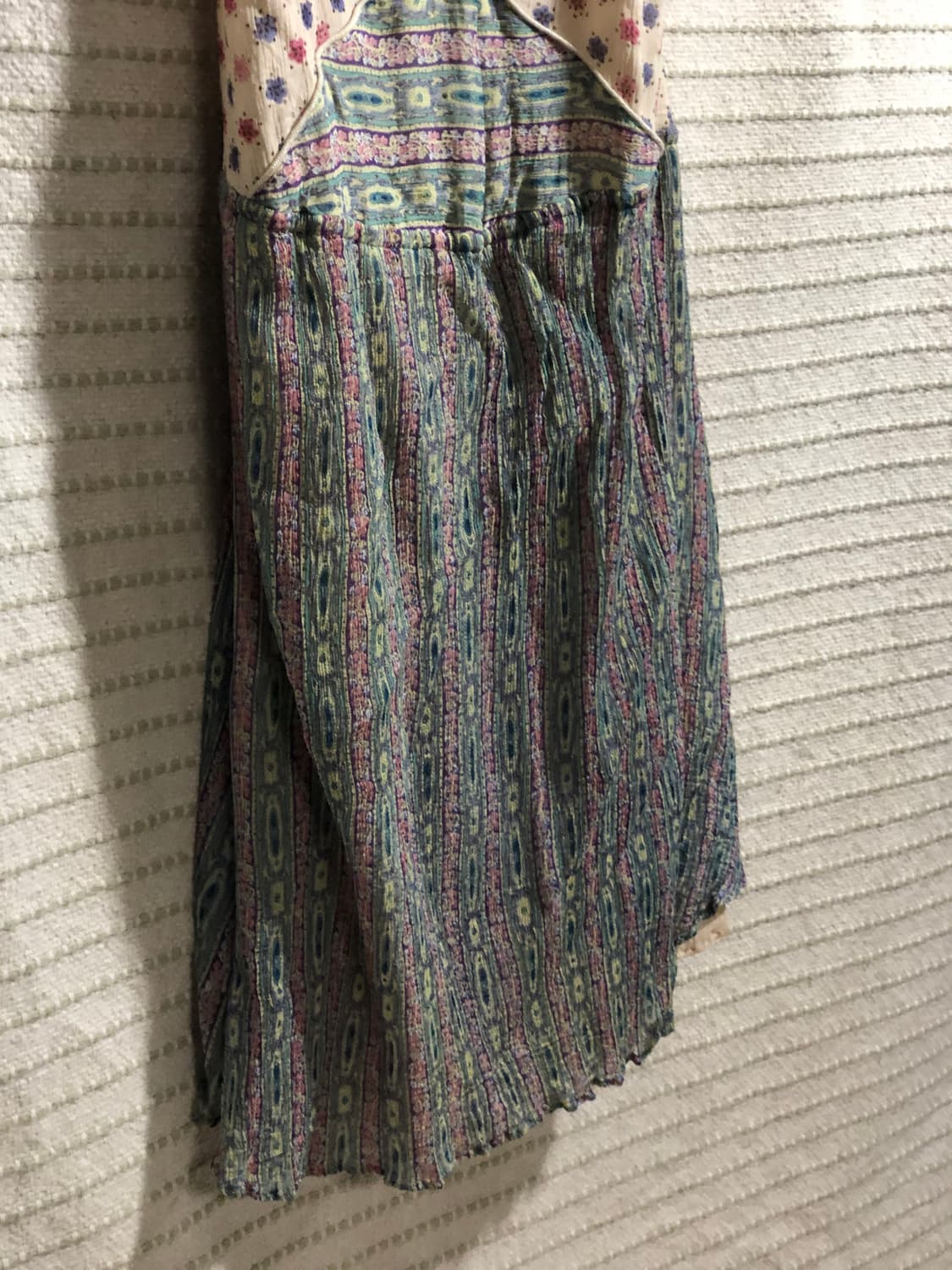 빈티지 플로럴 쉬폰 모리걸 히피 보헤미안 롱 나시 상품이미지5