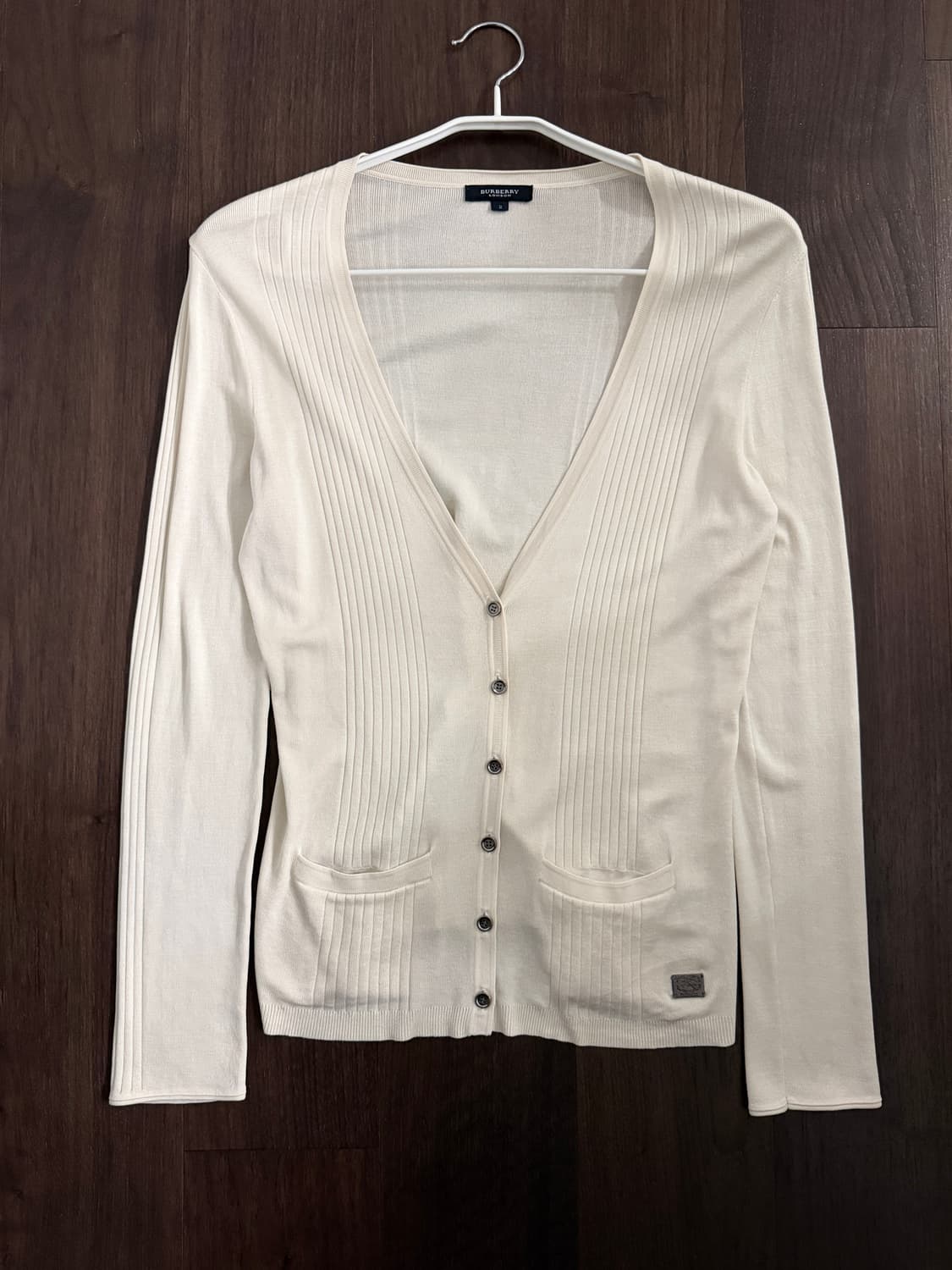 버버리 실크 가디건 상품이미지1