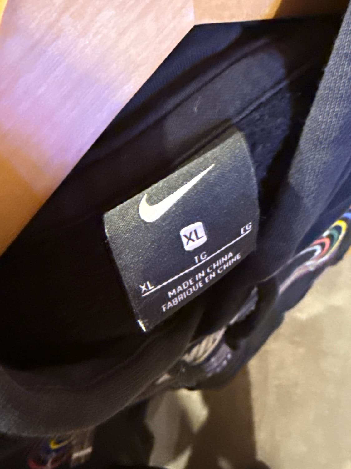 나이키 뉴욕 시티 그래픽 블랙 후드티 상품이미지2