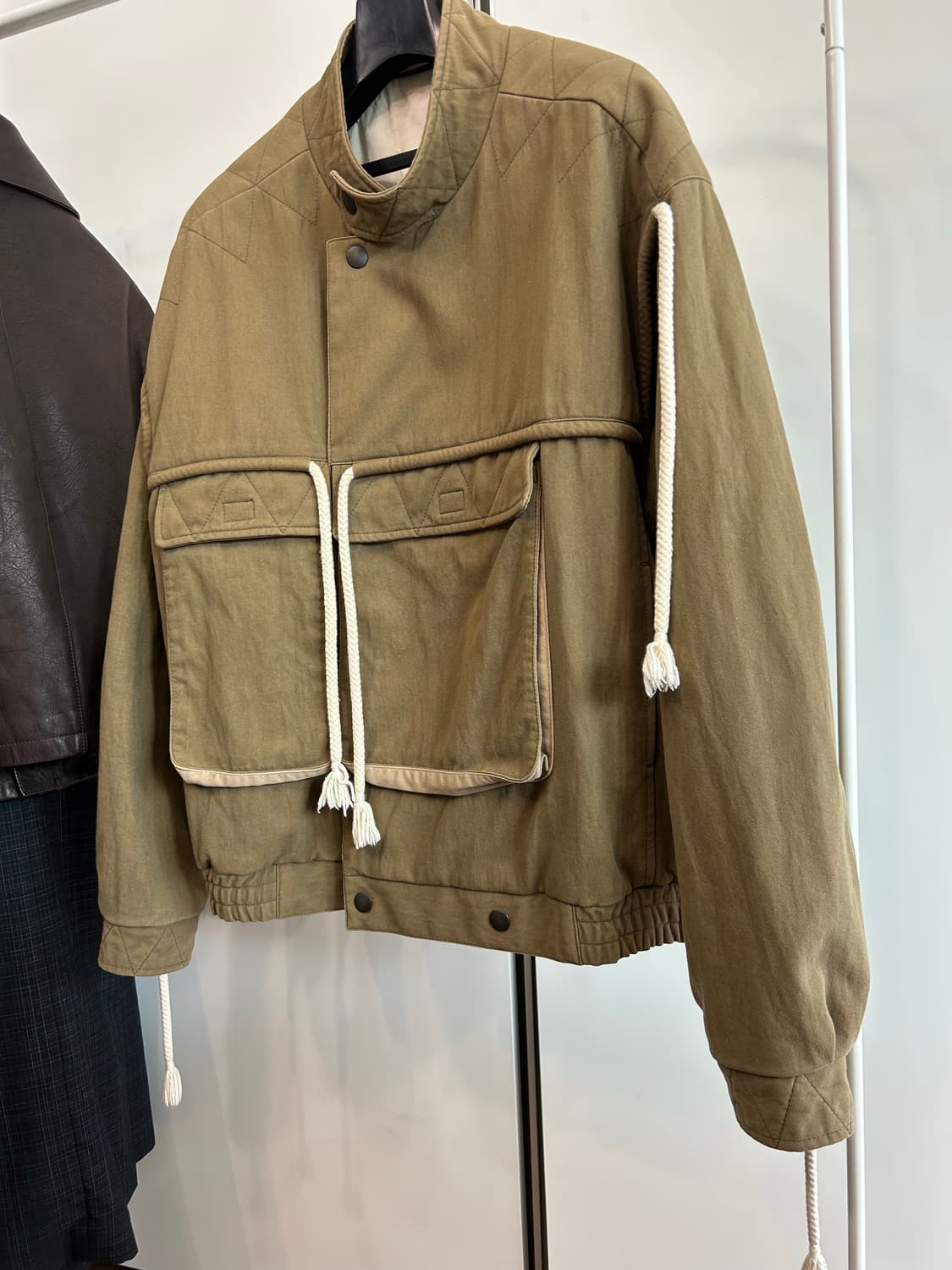 마르지엘라 스트링 장식 보머 상품이미지3