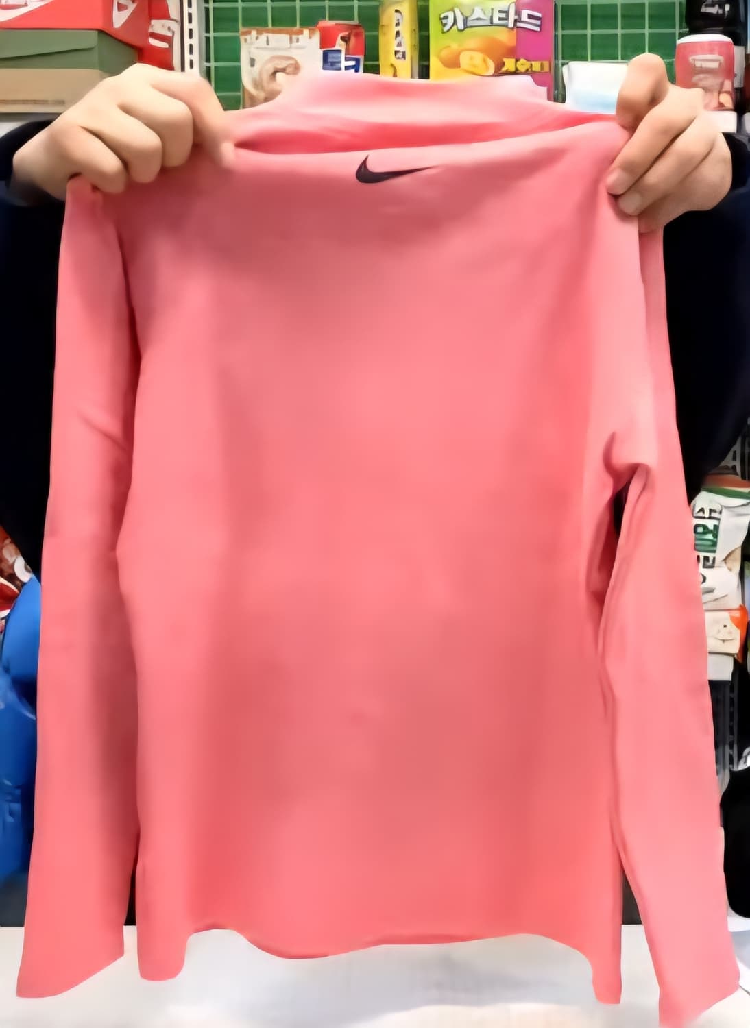 나이키 기모 긴팔 티셔츠 S 상품이미지2