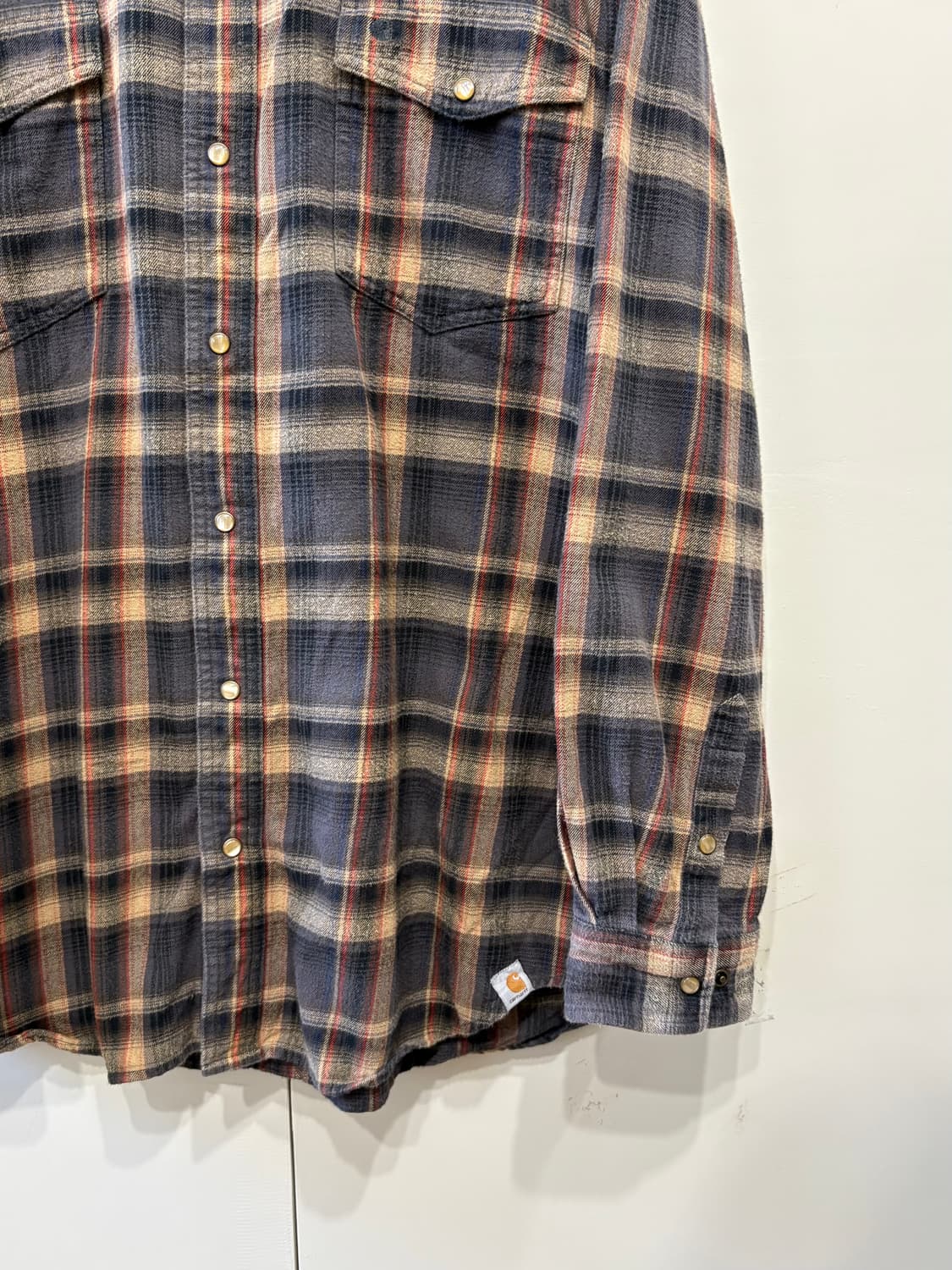 칼하트 플란넬 체크 셔츠 상품이미지4