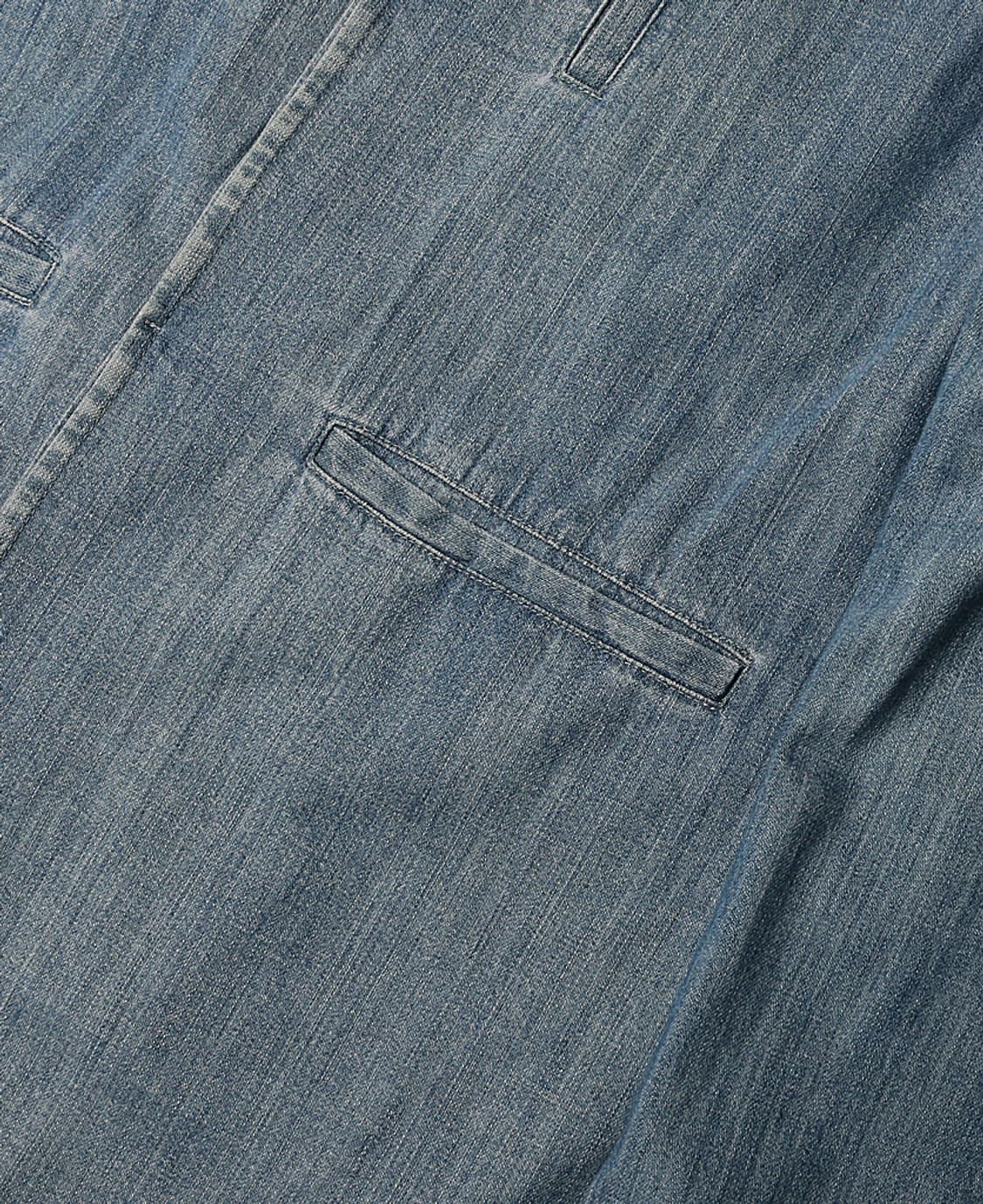 바구따 [Bagutta] 연청 오픈칼라 데님 셔츠 자켓 이탈리아 셔켓 상품이미지4