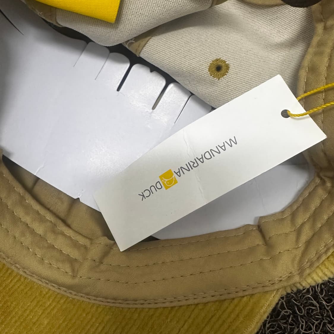 [새상품] 만다리나덕 코듀로이 볼캡 모자 상품이미지5