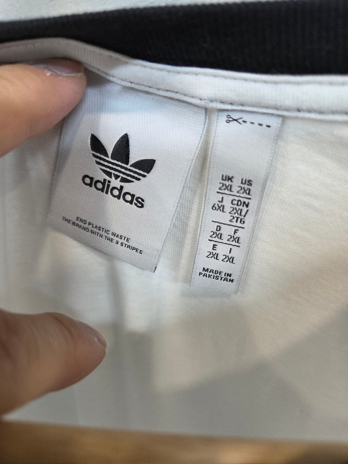 아디다스 아디컬러 클래식 삼선 링거반팔 xxl 상품이미지3