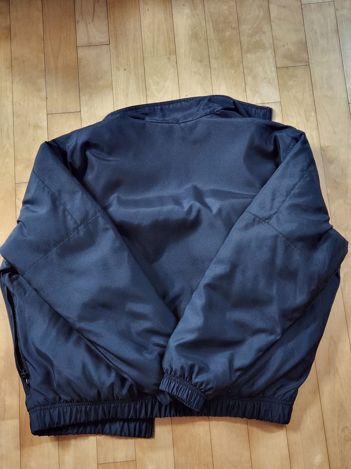 나이키 NRG 솔로 스우시 사틴 봄버 자켓 블랙 - 아시아 상품이미지7