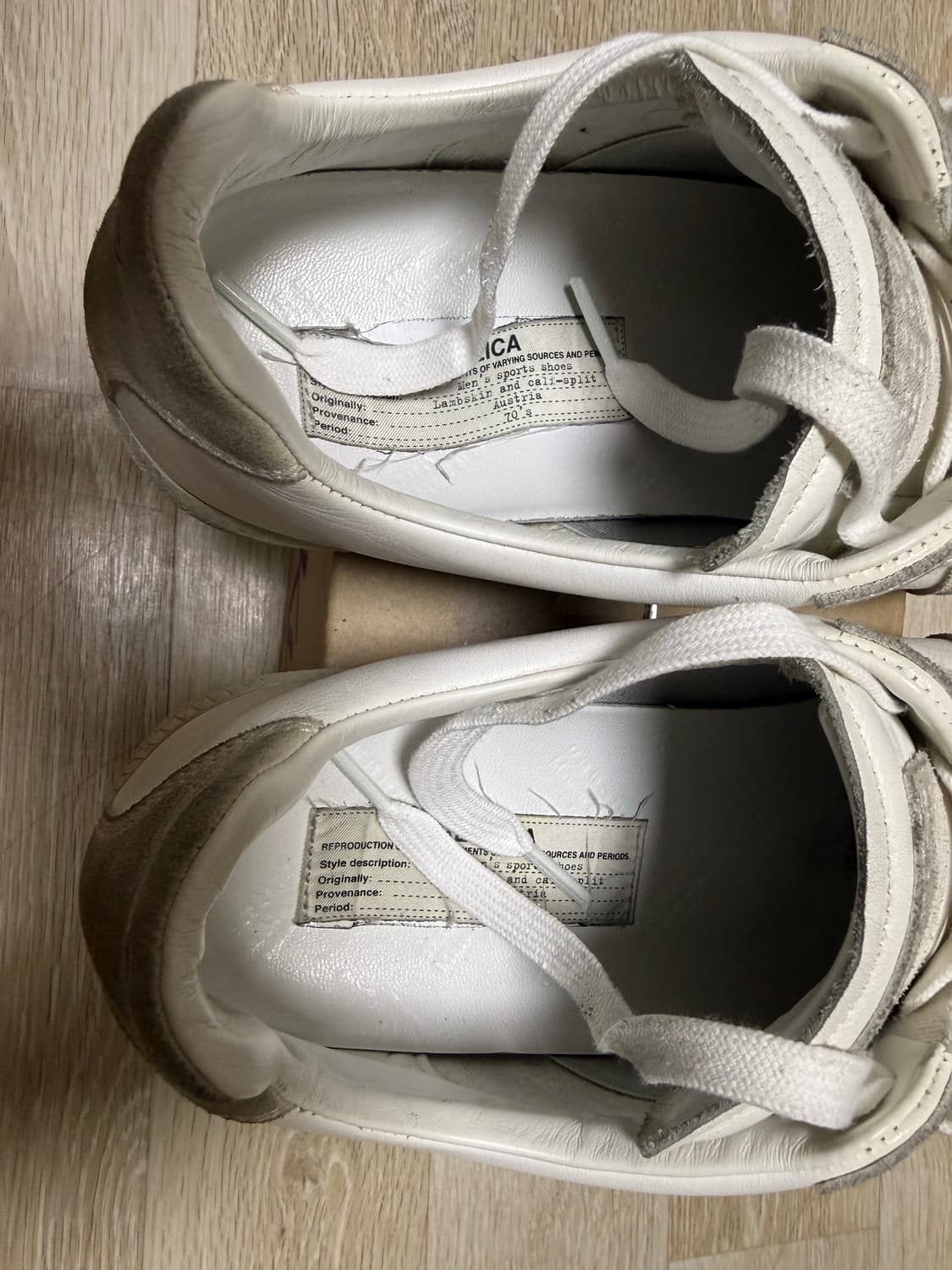 메종 마르지엘라 독일군 스니커즈 화이트 43사이즈 상품이미지5