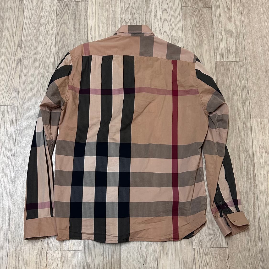 버버리 정품 체크 셔츠 105-110 상품이미지2