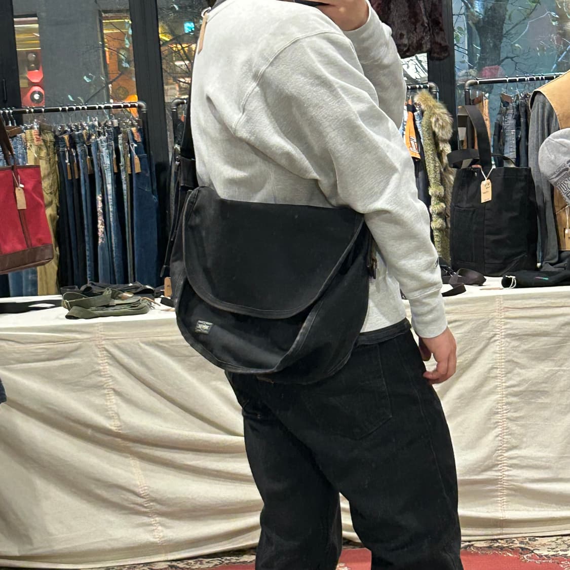 요시다 포터 스테인 블랙 메신저백 가방 숄더백 크로스백 상품이미지10