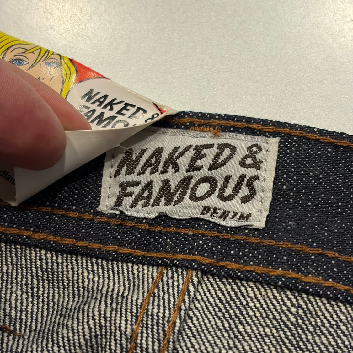 [28] 네이키드 앤 페이머스 헤리티지 셀비지 데님 진청 팬츠 D588 상품이미지7