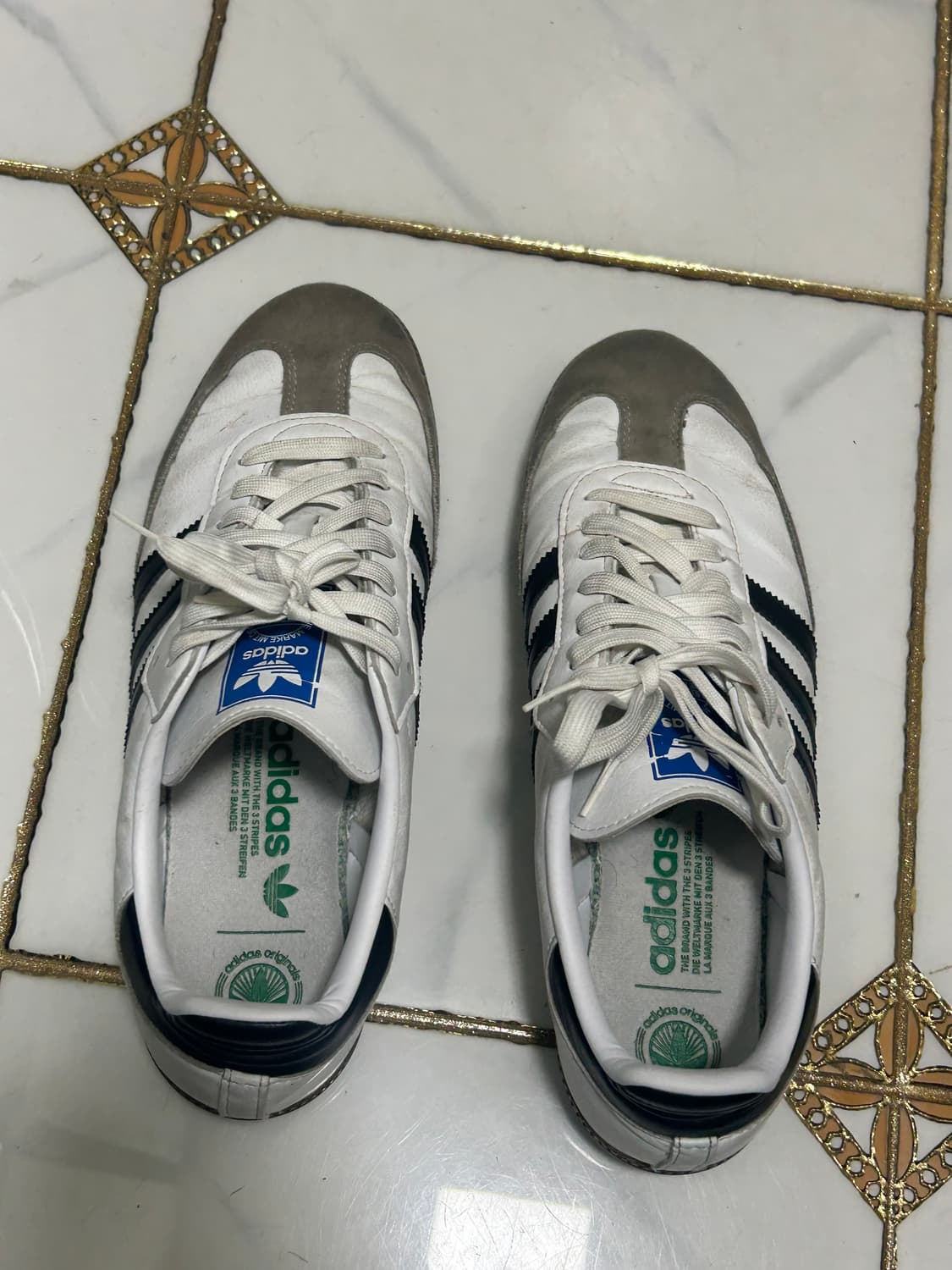 아디다스 삼바 비건 화이트 블랙 280 상품이미지1