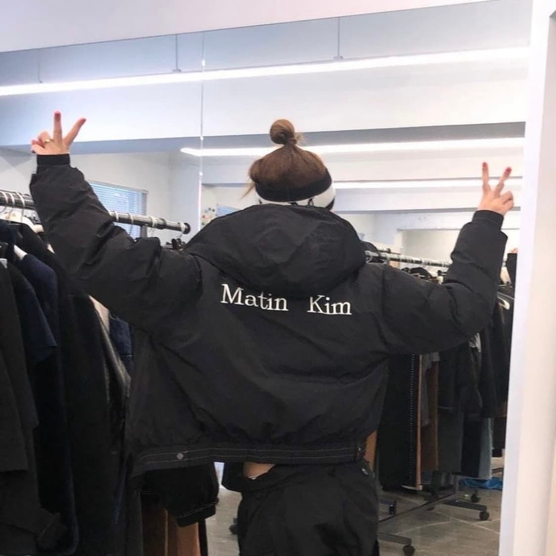 마뗑킴 크롭후드패딩 상품이미지1