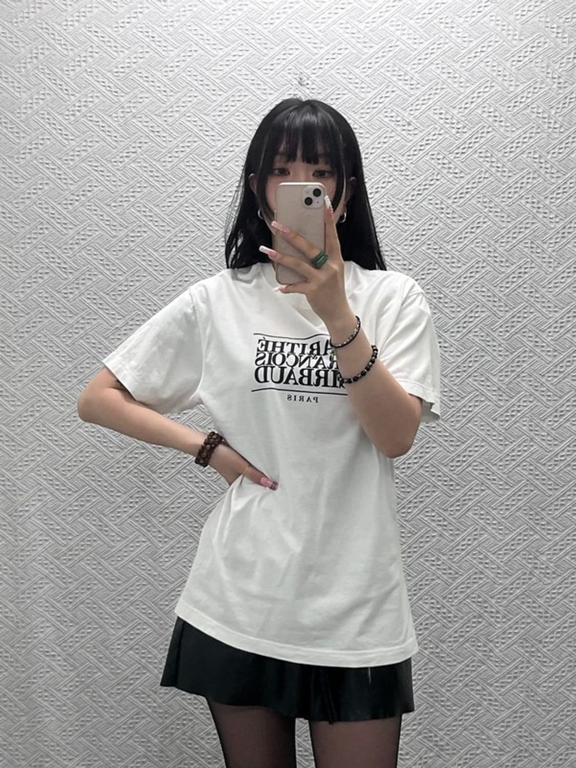 마리떼 프랑소와 저버 캐주얼 빈티지 빅로고 반팔티 M C12264 상품이미지2