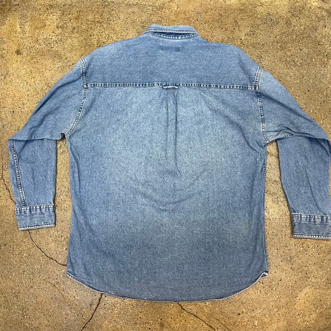 미국 빈티지 CHAPS 챕스 데님 셔츠 남방 긴팔 상품이미지6