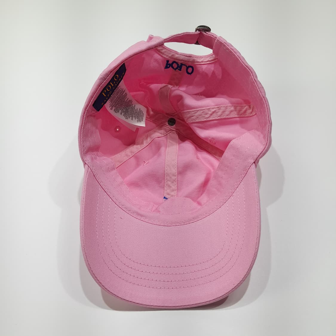 CL460 폴로 코튼 블루포니자수 핑크 볼캡 상품이미지7