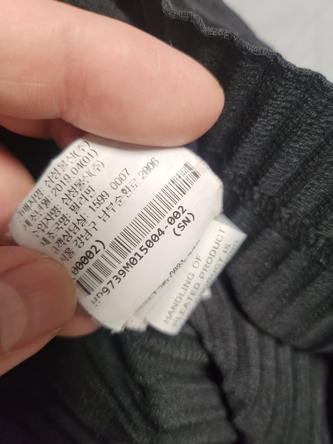 옴므플리세 후드집업 블랙 4 상품이미지4