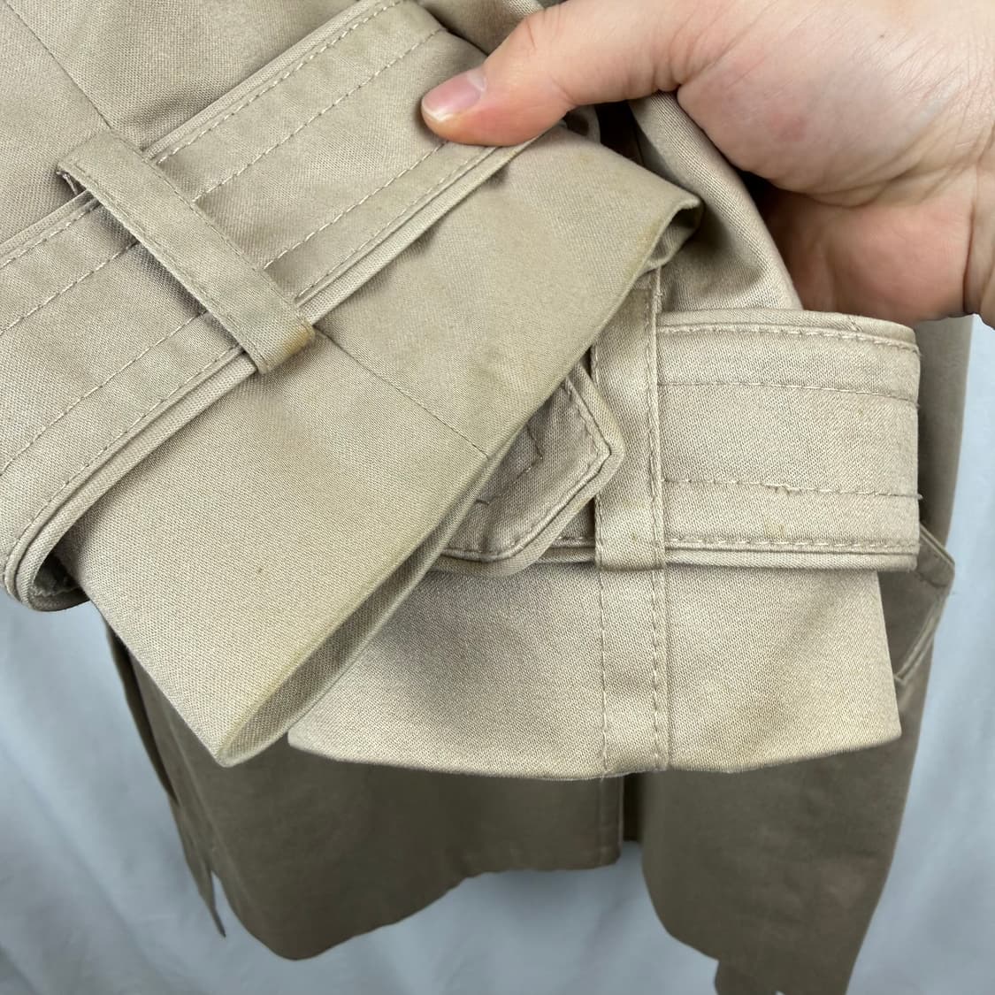 (M) 코치 우먼스 트렌치 코트 베이지 상품이미지10