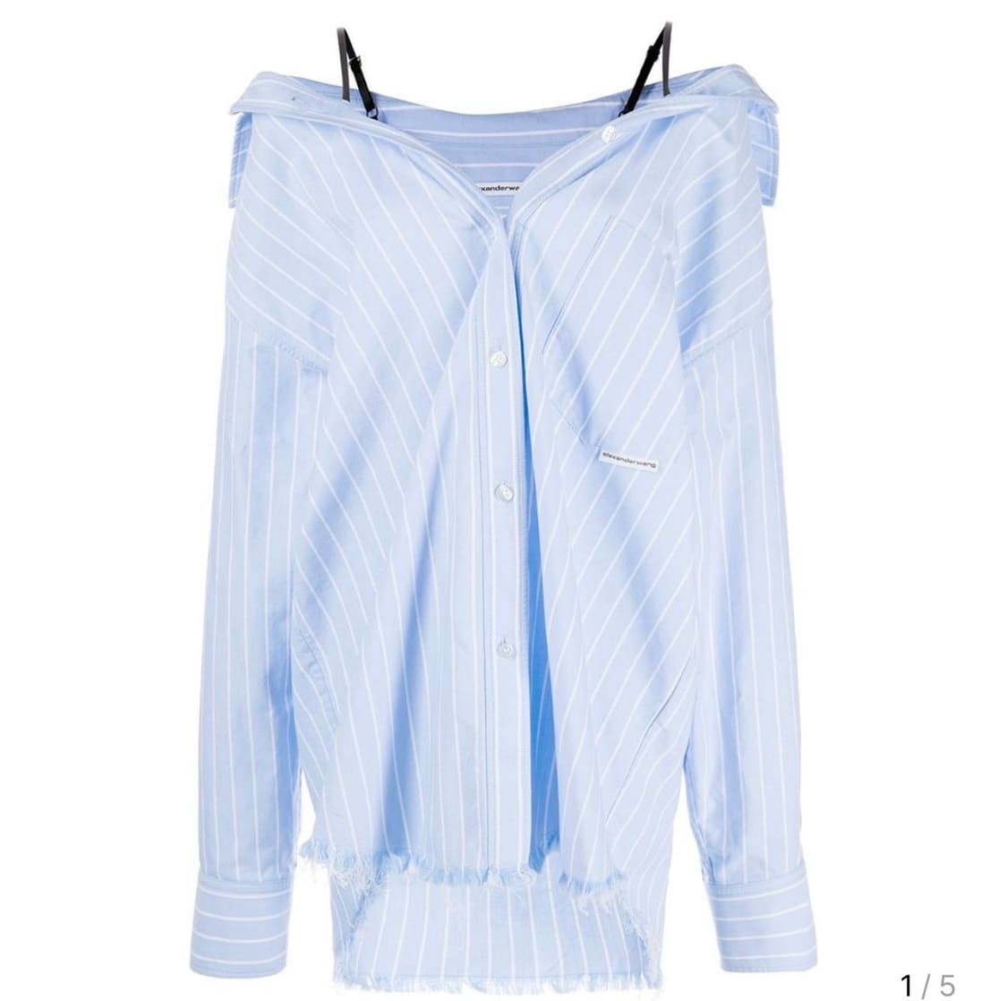 알렉산더왕 크리스탈 오프숄더 셔츠 s 상품이미지1