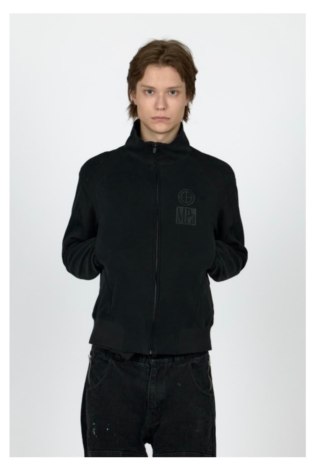 MPa CONTRAST ZIPPED JACKET (BLACK)  상품이미지1