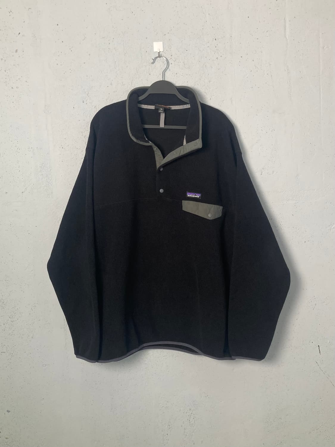 파타고니아 신칠라 풀오버 블랙/그레이 (XXL) 새상품급 상품이미지1