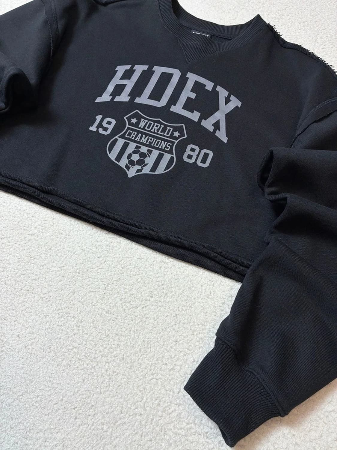 HDEX 우먼스 바시티 크롭 맨투맨 PN7409 상품이미지4