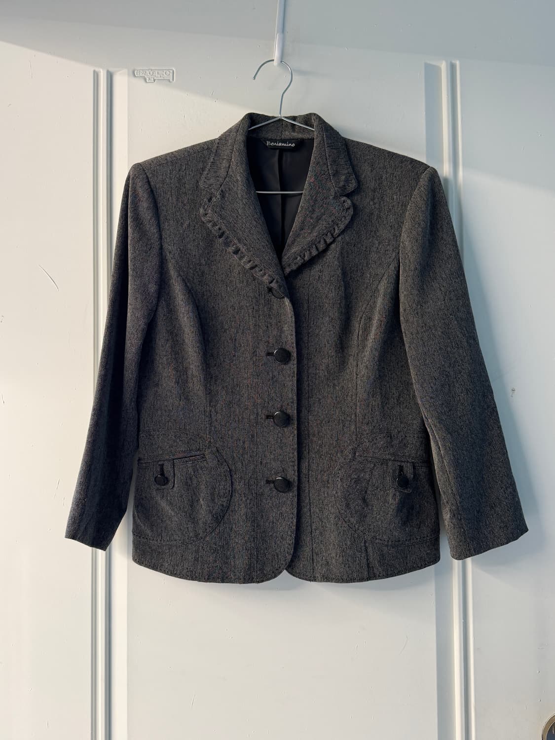 일본빈티지 프릴 블레이져 자켓 상품이미지4