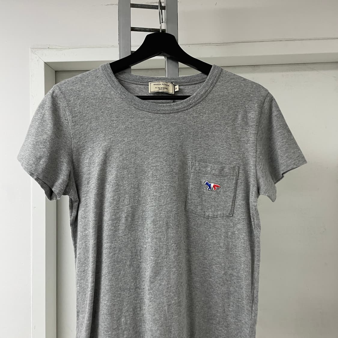 메종키츠네 반팔 티셔츠 그레이 M(W) 상품이미지2
