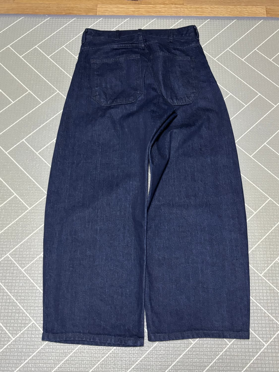 해칭룸 와이드 커브진 인디고 3사이즈 상품이미지2