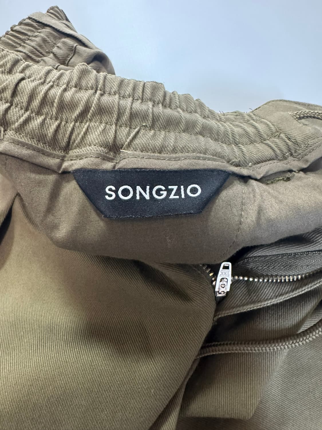 송지오 옴므 브라운 밴딩 팬츠(44 사이즈) 상품이미지4