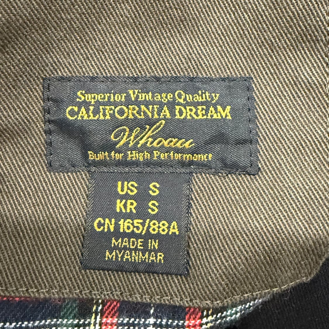 [정품/S] 캘리포니아 빈티지 브라운 코듀로이 카라 자켓 b19 상품이미지5