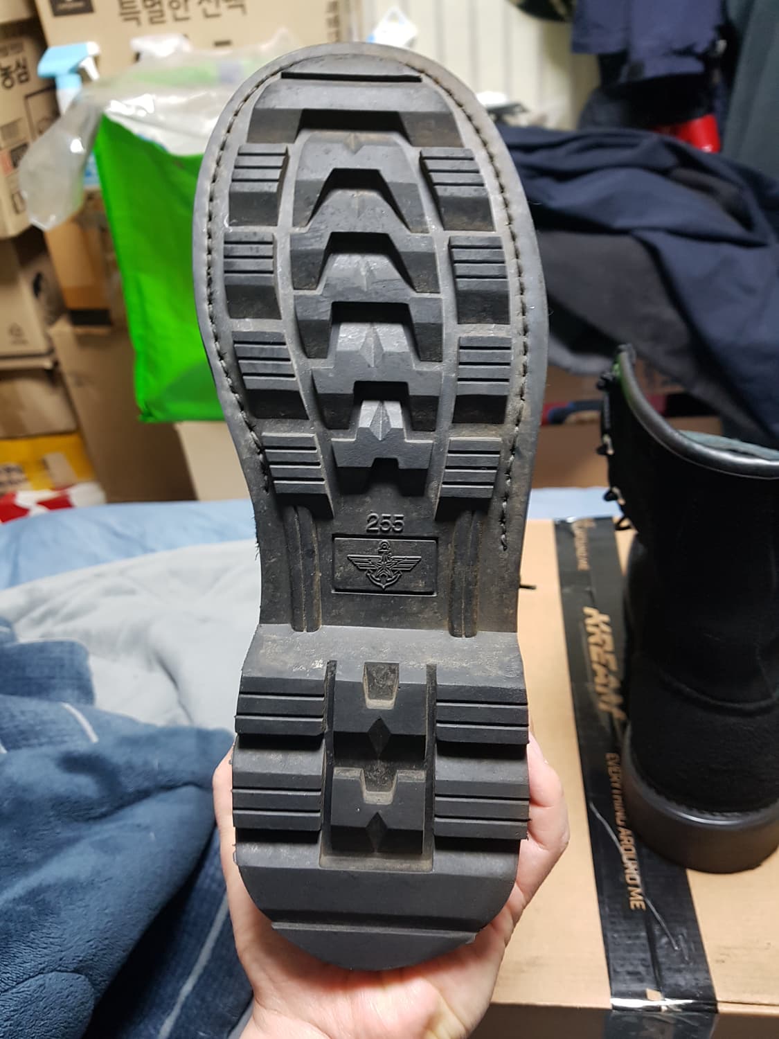 해병대 개선 봉합식 전투화 군화 255L 판매 상품이미지4