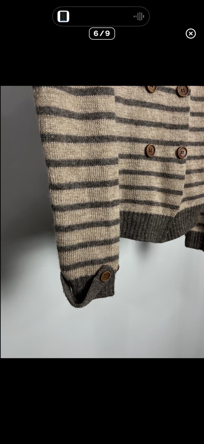 SM2 스트라이프 울 니트 가디건 상품이미지6