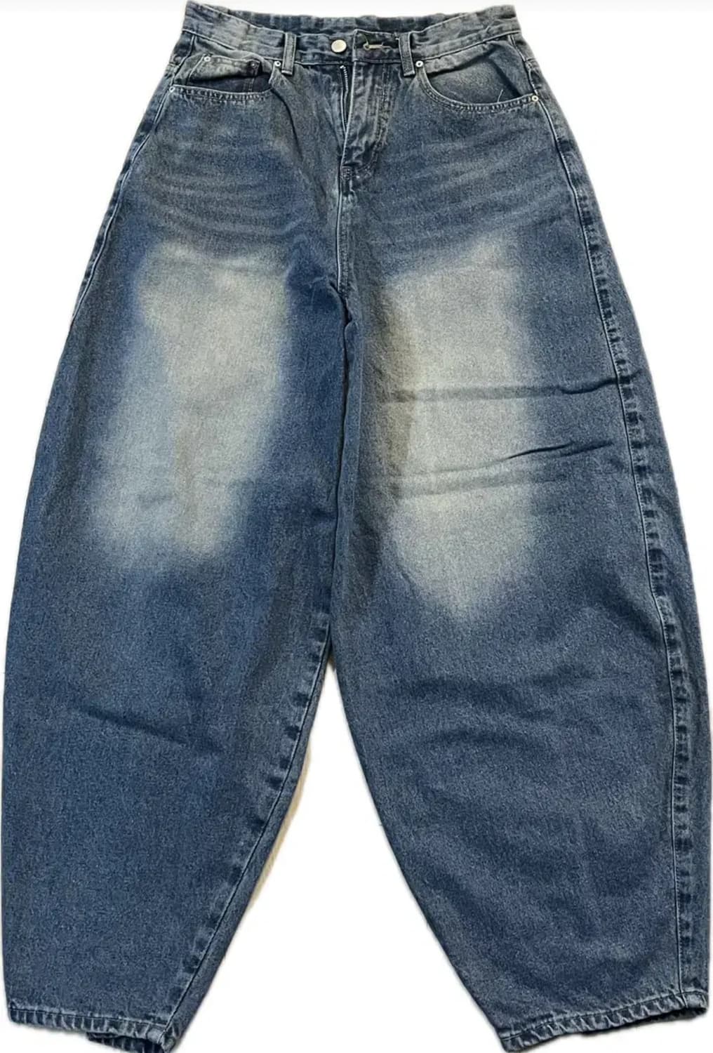 나름 프런트 워싱데님 상품이미지1