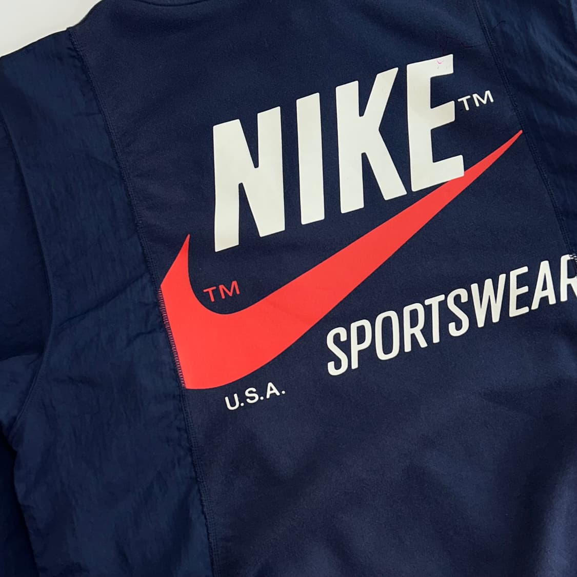 Nike 나이키 스몰로고 네이비 후드티 상품이미지7