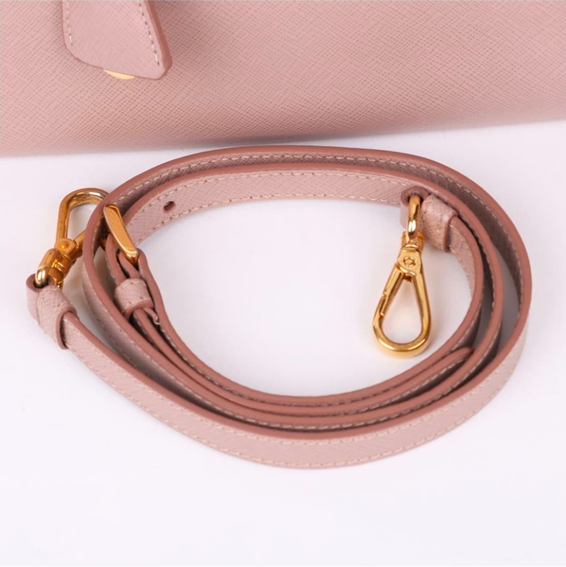 프라다 BN1874 인디핑크 사피아노 럭스 토트백, 스트랩 상품이미지7