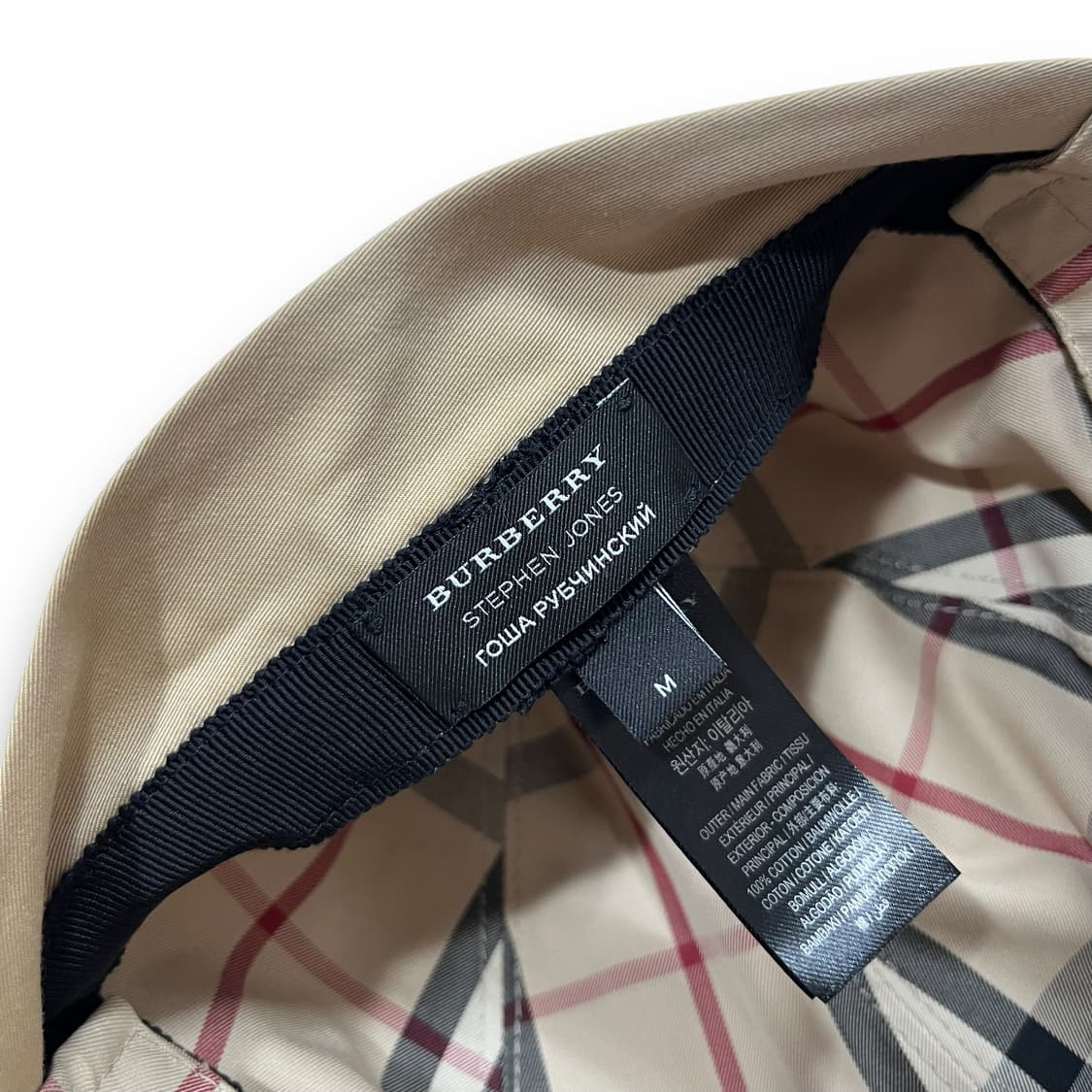 버버리 x 고샤 루브친스키 노바패턴 이어플랩 베이스 볼캡 상품이미지8
