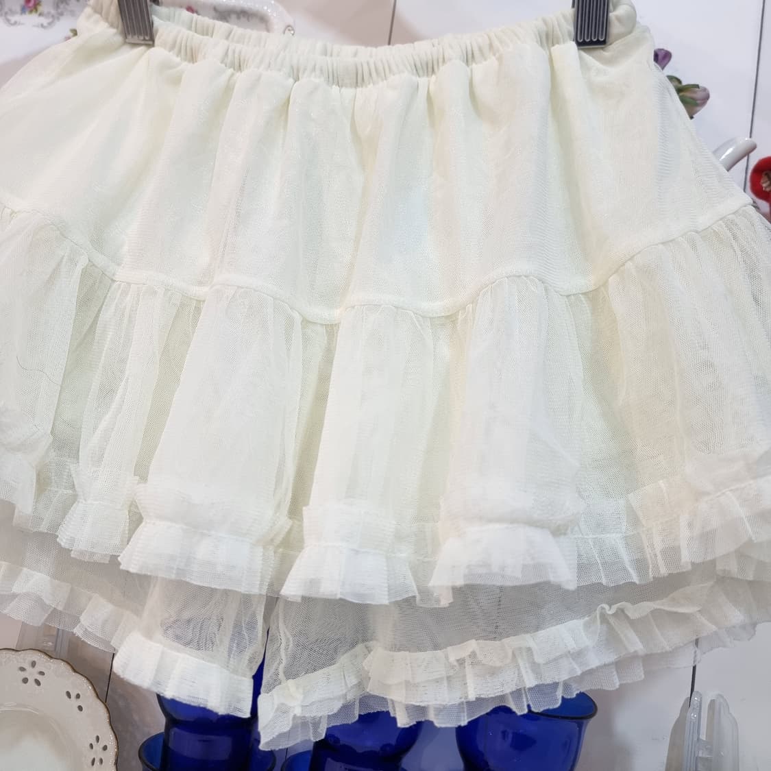 아이보리 캉캉 튤 스커트 상품이미지2