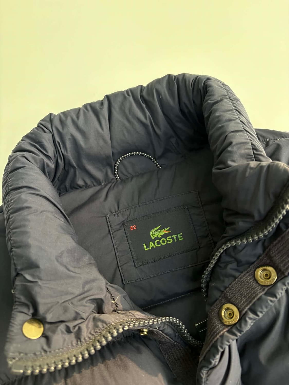 [52] 라코스테 네이비 구스다운 푸퍼 패딩 상품이미지3