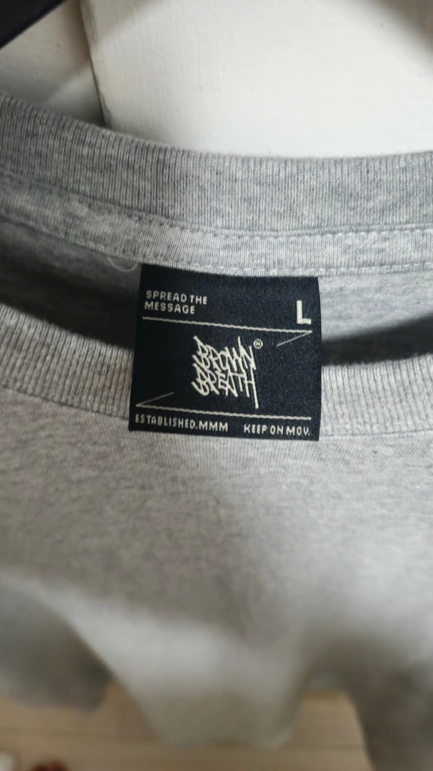 CROP TAG TEE - MELANGE GREY 상품이미지7