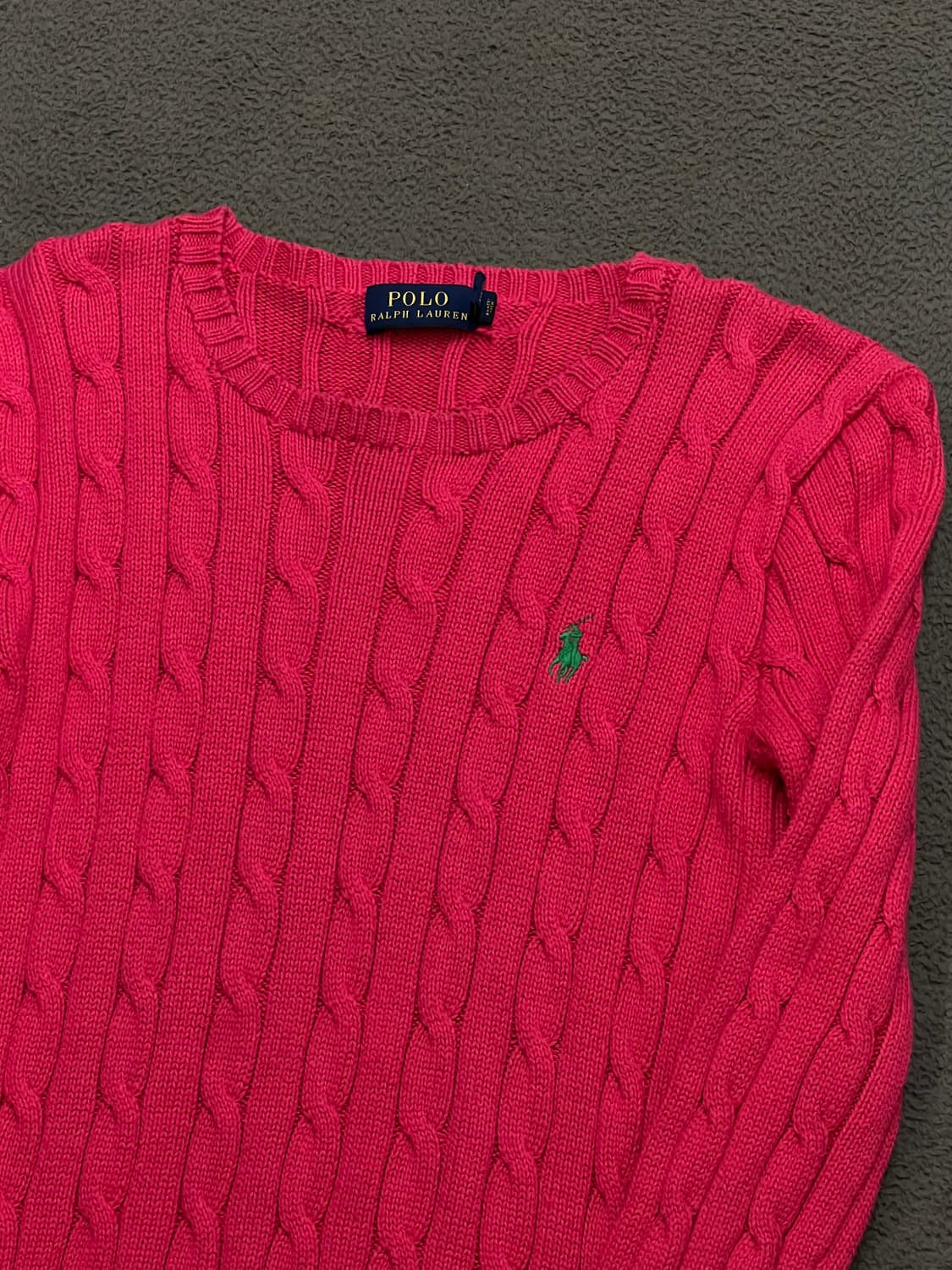 폴로 랄프로렌 꽈배기 니트 처분  상품이미지2