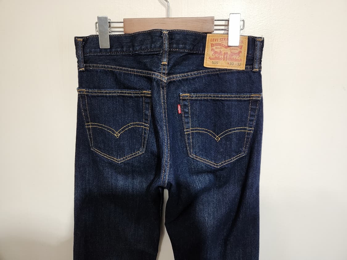 (30) 리바이스 505 청바지 진청 데님팬츠 140주년판  상품이미지6