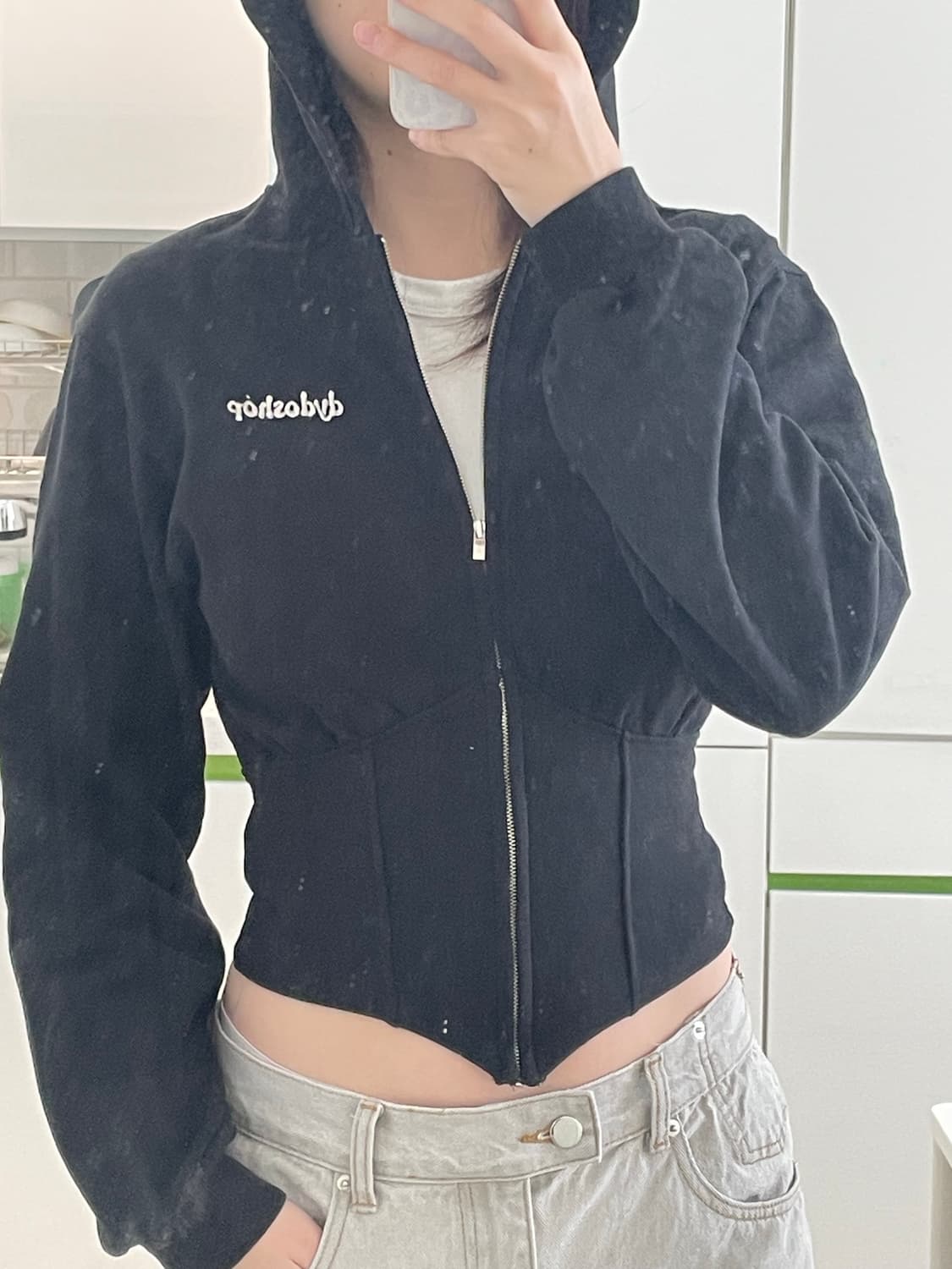 dydoshop 디와이도샵 코르셋 후디 상품이미지3