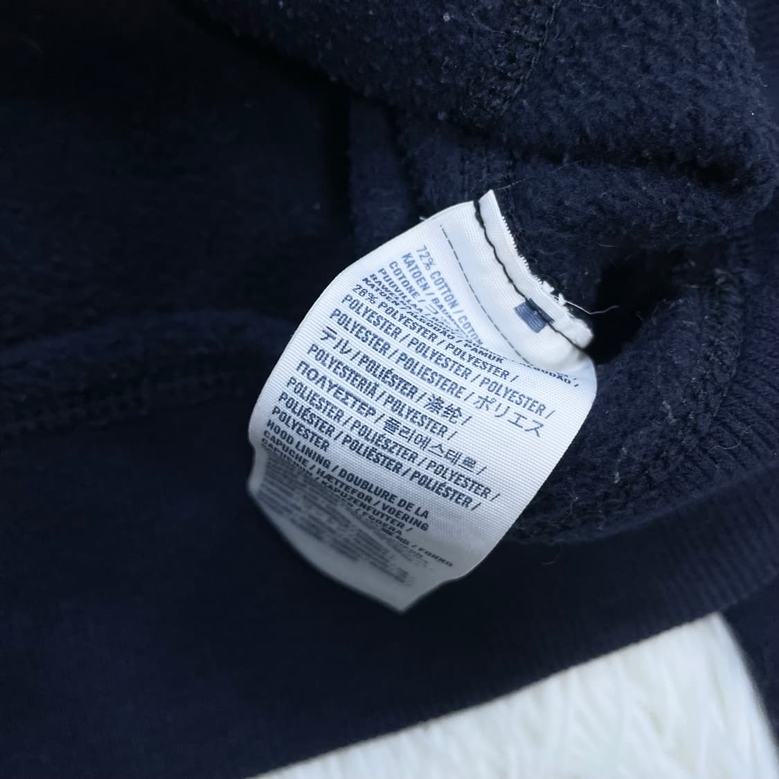 아베크롬비 아치 로고 후드집업 네이비 상품이미지5