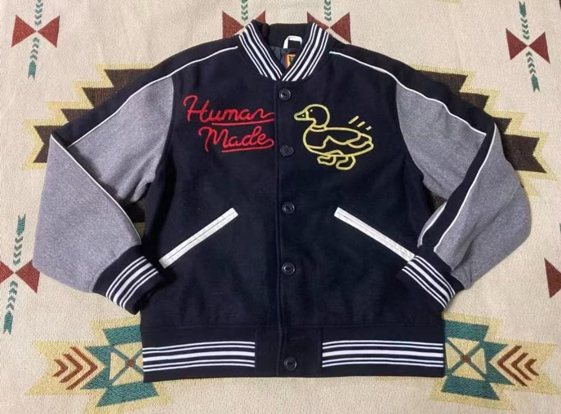 휴먼 메이드 덕 바시티 자켓 상품이미지1