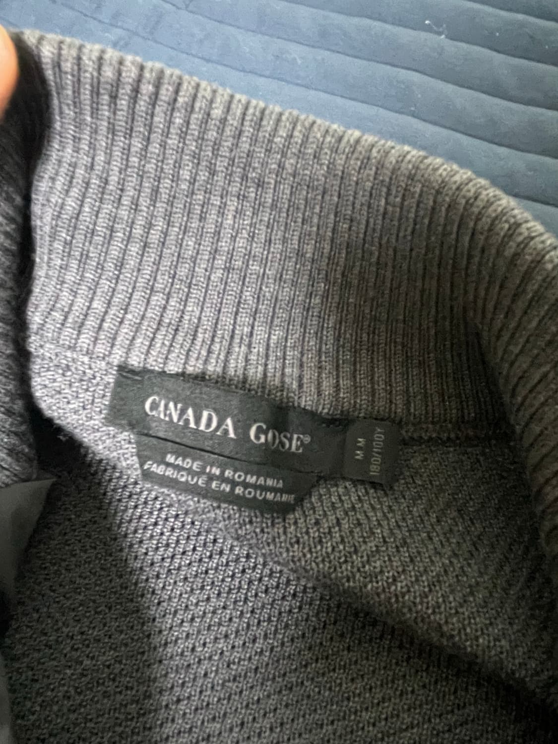 캐나다구스 하이브릿지 니트패딩 자켓 아이언 그레이 상품이미지5