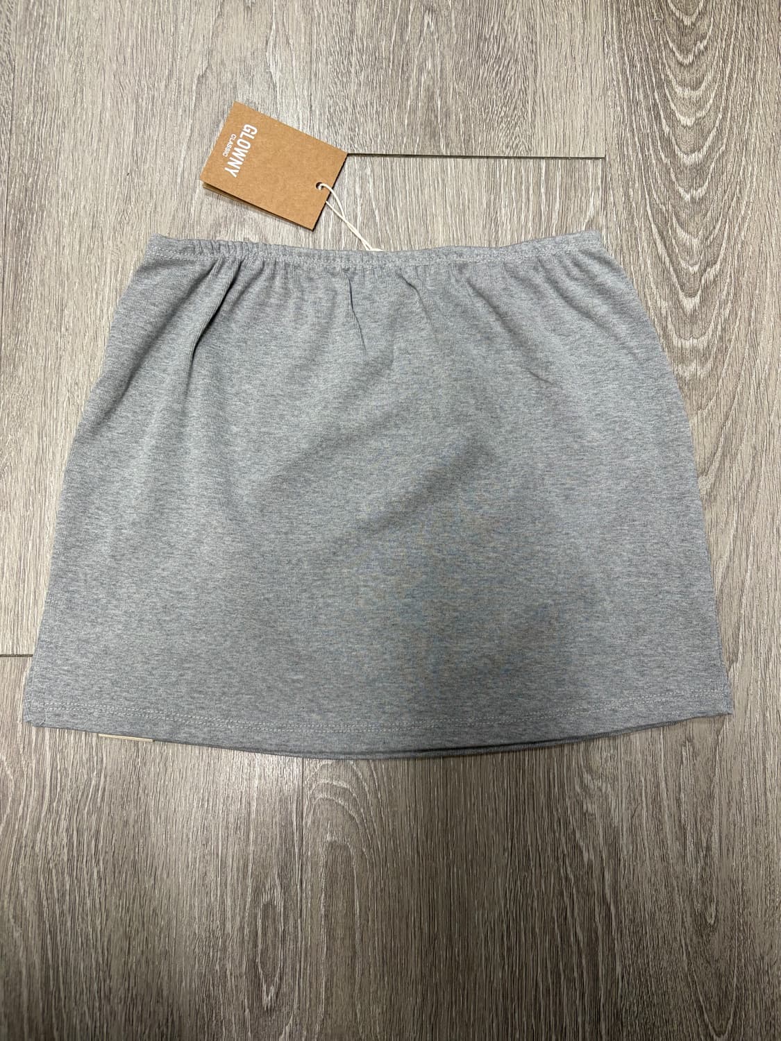 [GLOWNY] G CLASSIC MINI SKIRT (GRAY) 상품이미지2